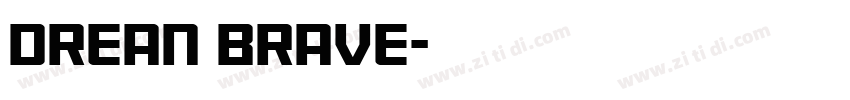 Drean Brave字体转换